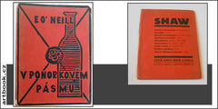 Čapek - O´NEILL; EUGENE: V PONORKOVÉM PÁSMU. - 1925. Obálka (lino) JOSEF ČAPEK. /jc/