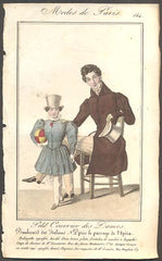 Modes de Paris, ručně kolorovaná rytina, no. 564 - 1.pol. 19. st.