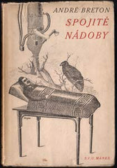Toyen - BRETON; ANDRÉ: SPOJITÉ NÁDOBY. - 1934. Obálka TOYEN.