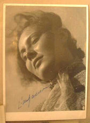 Hájek; K. - BAAROVÁ; LÍDA. - 1935. Orig. fotografie s podpisem Lídy BAAROVÉ.