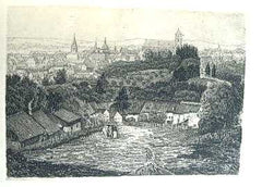 Turnov - PADESÁT LET MĚSTSKÉ SPOŘITELNY V TURNOVĚ. - Pět původních sign. leptů.