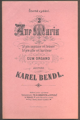 BENDL, KAREL: AVE MARIA.