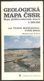 GEOLOGICKÁ MAPA ČSSR - LIST ČESKÉ BUDĚJOVICE - VYŠŠÍ BROD. - 1989.
