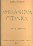 SMETANOVA ČÍTANKA - ČLÁNKY A SKLADBY. - 1924.
