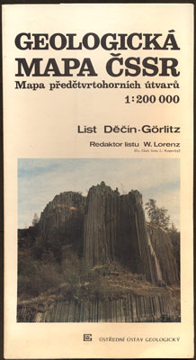 GEOLOGICKÁ MAPA ČSSR - LIST DĚČÍN - GÖRLITZ. - 1990.
