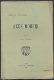 EEKHOUD, GEORGES: KEES DOORIK. - 1899.