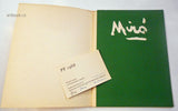 MIRÓ; JOAN: MYŠLENKY / KRESBY. - 1968. NČSVU. Graficky upravil FELIX ŠEJNA;  vybral; přeložil a vydání připravil Antonín Hartmann.