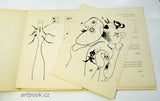 MIRÓ; JOAN: MYŠLENKY / KRESBY. - 1968. NČSVU. Graficky upravil FELIX ŠEJNA;  vybral; přeložil a vydání připravil Antonín Hartmann.