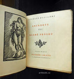 MALLARMÉ, STÉPHANE: ANEKDOTY ČILI BÁSNĚ PRÓSOU. - Moderní revue, 1915.
