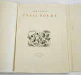 LORIŠ; JAN: CYRIL BOUDA. - 1949. 3x orig. grafiky CYRIL BOUDA, vše signované.