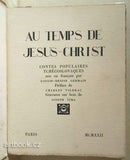Šíma - VILDRAC; CHARLES: AU TEMPS DE JESUS CHRIST. - 1922.  10 celostr. dřevorytů JOSEF ŠÍMA; ruční papír. /q/