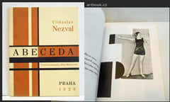 NEZVAL; VÍTĚZSLAV: ABECEDA. - reprint 1993. OBÁLKA; 25 FOTOMONTÁŽÍ A TYPOGRAFIE KAREL TEIGE.
