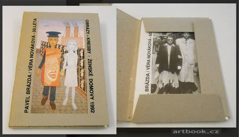 PAVEL BRÁZDA / VĚRA NOVÁKOVÁ 50. léta. Obrazy – kresby. Ženské domovy 1992.