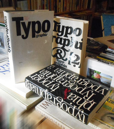 HLAVSA; ODŘICH: TYPOGRAPHIA. 1; 2; 3.  / 1976-1986. Komplet 3 díly.