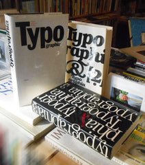 HLAVSA; ODŘICH: TYPOGRAPHIA. 1; 2; 3.  / 1976-1986. Komplet 3 díly.