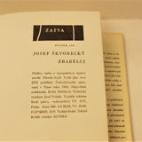 ŠKVORECKÝ; JOSEF: ZBABĚLCI. 2.vydání s podpisem autora. - 1964.