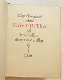 Dyrynk - KOLLÁR; JAN. Z LYRICKO EPICKÉ BÁSNĚ SLÁVY DCERA OD JANA KOLLÁRA TŘICET A DVĚ ZNĚLKY. - 1926.