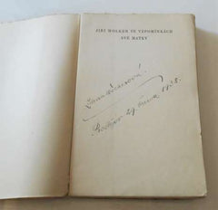 WOLKEROVÁ; ZDENA: JIŘÍ WOLKER VE VZPOMÍNKÁCH SVÉ MATKY. - 1937.