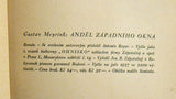 MEYRINK, Gustav. Anděl západního okna. - 1937.