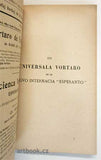 ZAMENHOF, L. L.. FUNDAMENTO DE ESPERANTO. - 1910.