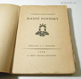 Čapek - PHILIPPE, CHARLES-LOUIS: RANNÍ POVÍDKY. / 1926.