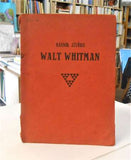 Whitman - Básník zítřku. Walt Whitman. / 1909.