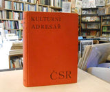 DOLENSKÝ; ANTONÍN: KULTURNÍ ADRESÁŘ ČSR. - 1934.