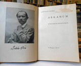 KLÍMA, LADISLAV: ARKANUM. Cogitata. Sentence. - 1934.