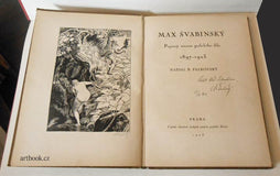 Švabinský - PALKOVSKÝ; B.: MAX ŠVABINSKÝ. POPISNÝ SEZNAM GRAFICKÉHO DÍLA 1897-1923.