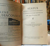 Status soudců a státních zástupců v Československé republice podle stavu z 31. prosince 1936.