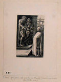 DÜRER, ALBRECHT. Ecce homo. Mědiryt, ruční papír. - (kol. 1920).