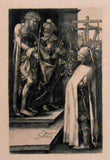 DÜRER, ALBRECHT. Ecce homo. Mědiryt, ruční papír. - (kol. 1920).