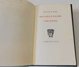 WILDE; OSCAR: BALLADA O ŽALÁŘI V READINGU. - 1919. Knihy pro bibiofily. Vyzdobil FRANTIŠEK KOBLIHA.