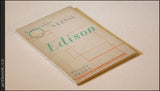NEZVAL; VÍTĚZSLAV: EDISON. - 1928. 1. vyd.