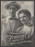 MEIN FREUND, DER NICHT NEIN SAGEN KANN. - 1949. Illustrierter Film-Kurier.