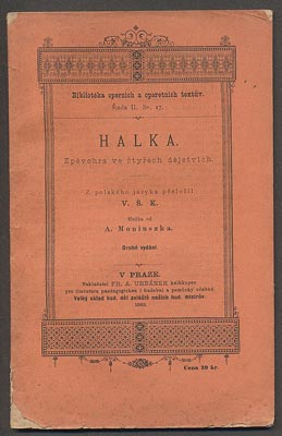 WOLSKI, WLODZIMIERZ: HALKA. - 1883.