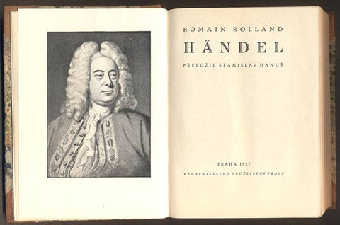 ROLLAND, ROMAIN: HÄNDEL. - 1927.