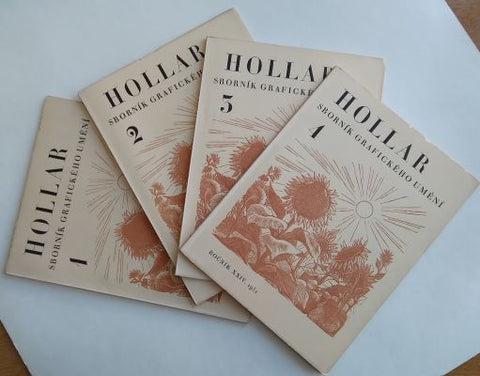 HOLLAR. SBORNÍK GRAFICKÉHO UMĚNÍ. - 1952. Ročník XXIV. sv. 1-4. /60/