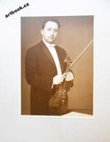 JOSEF HOLUB. Houslový virtuos a hudební skladatel. - portrét 1933, program - 1921.