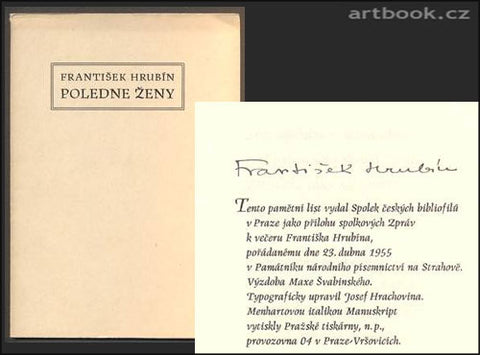HRUBÍN, FRANTIŠEK: POLEDNE ŽENY. - 1955.