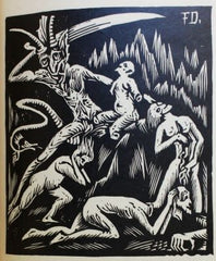 Váchal - DANTE A ČEŠI. - 1921.