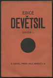 DEVĚTSIL. Revoluční sborník. 1. vyd. 1922.