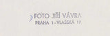 JIŘÍ VÁVRA. - soubor sedmi fotografií, kol. 1970.