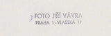 JIŘÍ VÁVRA. - soubor sedmi fotografií, kol. 1970.