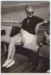 R.A. DVORSKÝ na výletě Ultraphonu. - kol. 1943.