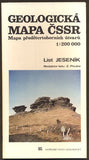 GEOLOGICKÁ MAPA ČSSR - LIST JESENÍK. - 1990.