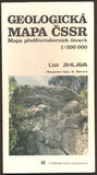 GEOLOGICKÁ MAPA ČSSR - LIST JIHLAVA. - 1990.