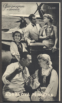 KORÁLOVÁ PRINCEZNA - 1937. Bio-program v obrazech, č. 599.