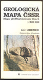 GEOLOGICKÁ MAPA ČSSR - LIST LIBEREC. 1:200 000. - 1990.