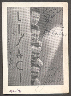 LIŠÁCI. - 1942.  LIŠÁCI. Antonín Pečenka, Josef Schmiedt, Josef Benda, Petr Kašpar. - vokální kvartet, 1942./1/